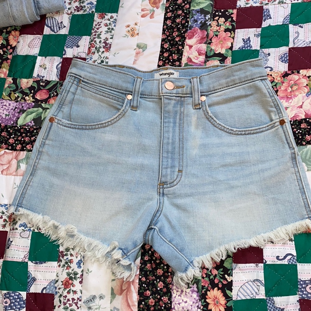 wrangler denim shorts